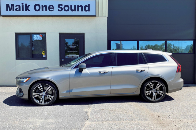 2016 Volvo V60 with professional window tint in North Bay